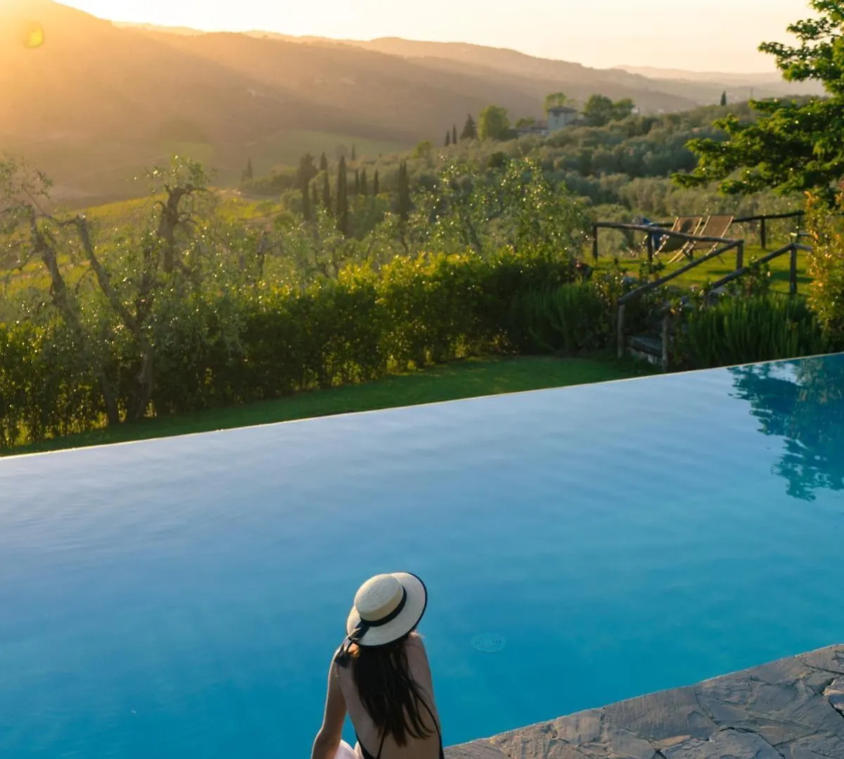 Unique Villa With Infinity Pool Inside Chianti Corti Italien